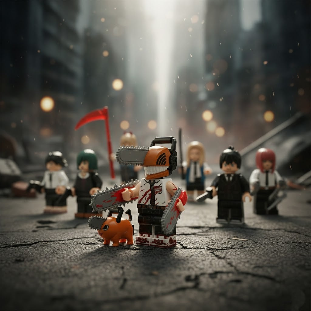 Demon Slayer Anime Figures 10 Pack Set - Building Block Minifigures Action Toys for Kids Boys Girls - Collectible Birthday Gift