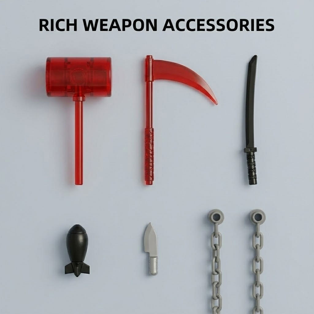 Demon Slayer Anime Figures 10 Pack Set - Building Block Minifigures Action Toys for Kids Boys Girls - Collectible Birthday Gift