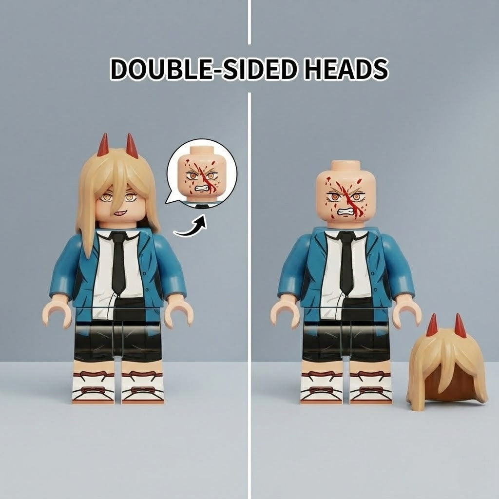 Demon Slayer Anime Figures 10 Pack Set - Building Block Minifigures Action Toys for Kids Boys Girls - Collectible Birthday Gift