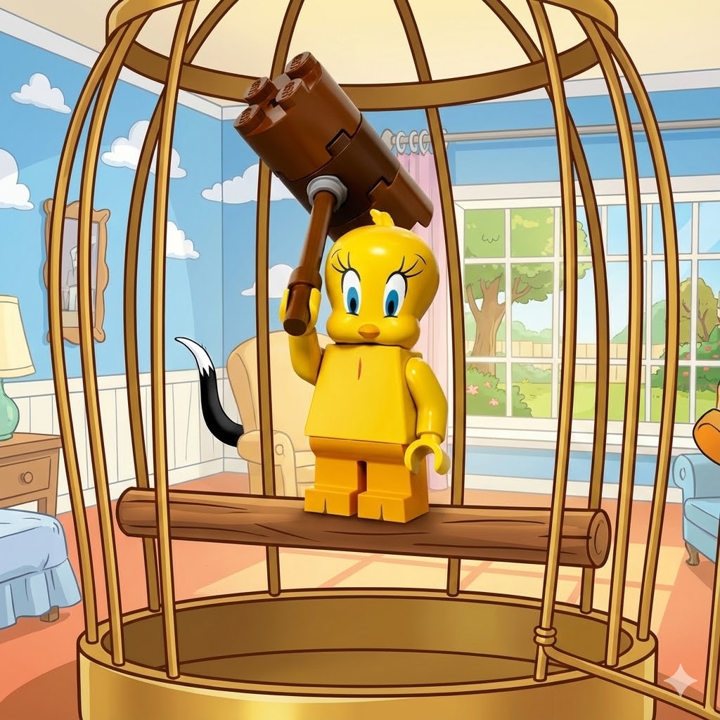 Complete Set of 12 Classic Cartoon Minifigures - Retro Animation Series Collectible Building Brick Toys - Nostalgic Gift