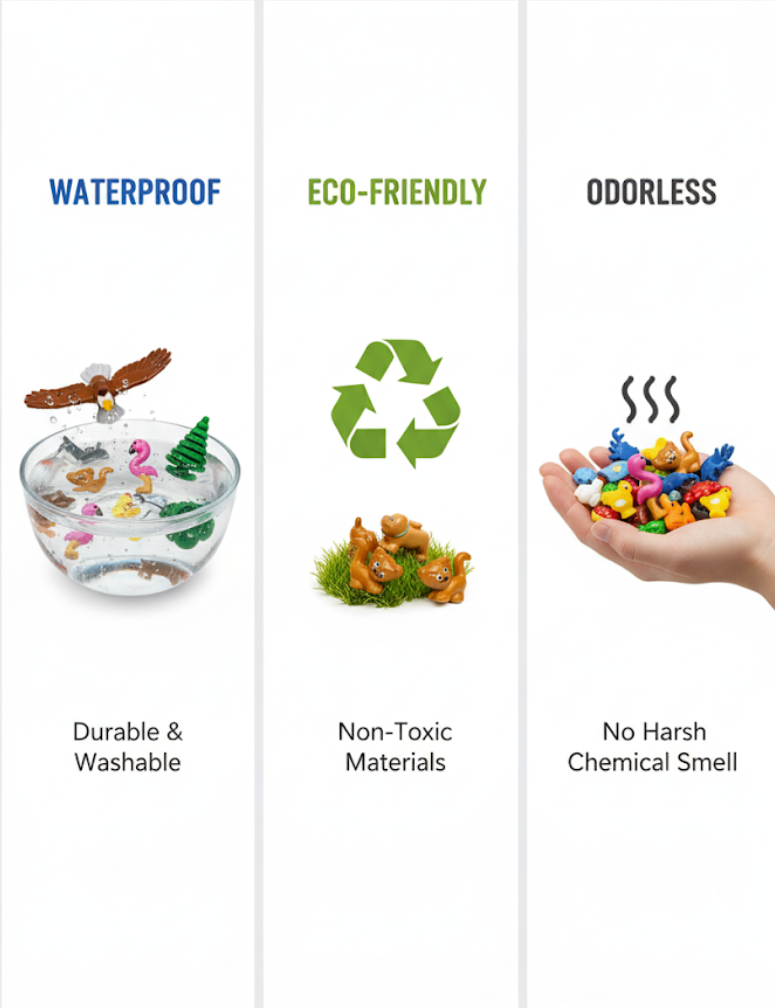 59Pcs Forest & Zoo Animal Building Block Set - DIY Scene Accessories