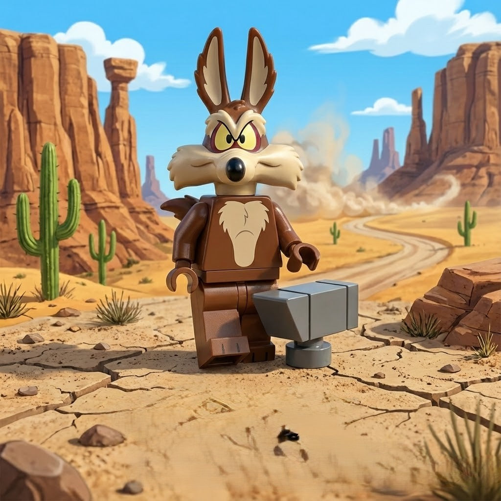 Complete Set of 12 Classic Cartoon Minifigures - Retro Animation Series Collectible Building Brick Toys - Nostalgic Gift