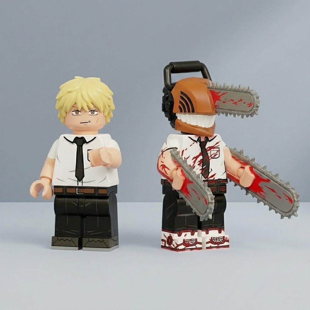 Demon Slayer Anime Figures 10 Pack Set - Building Block Minifigures Action Toys for Kids Boys Girls - Collectible Birthday Gift