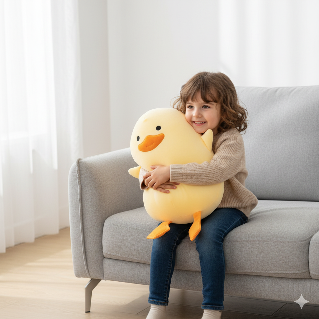 Therapeutic Egg Duck Plushie (40CM) | Premium Skin-Friendly Comfort Toy