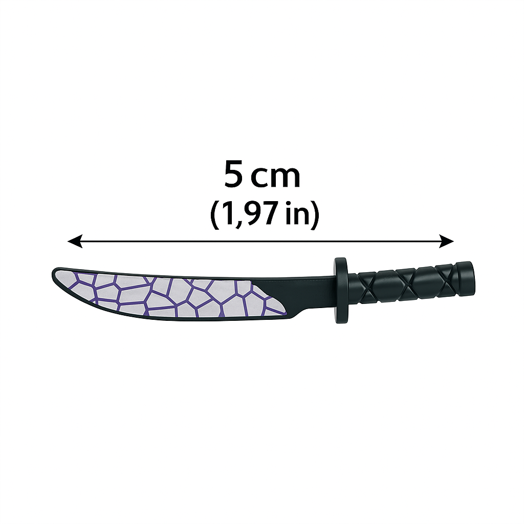 “10PCS Ninja Katana Weapon Set – Custom Blades for Building Figures”